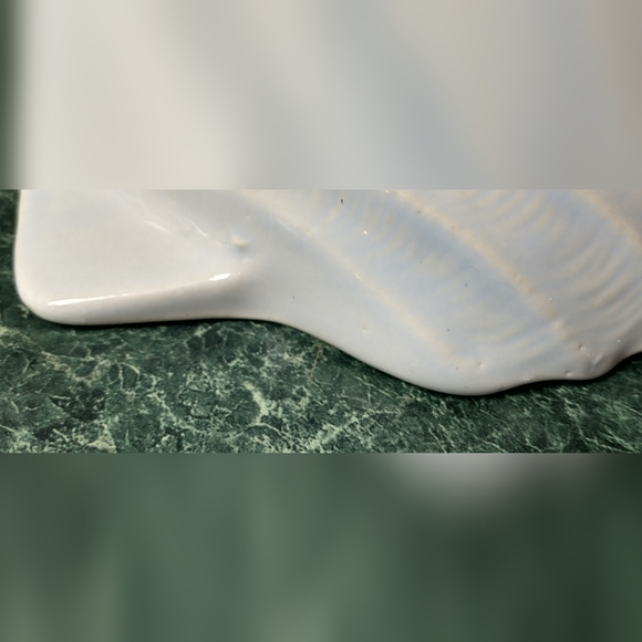 Vintage McCoy Pottery Seashell Clamshell Islander Dish Light Blue USA - Picture 5 of 8